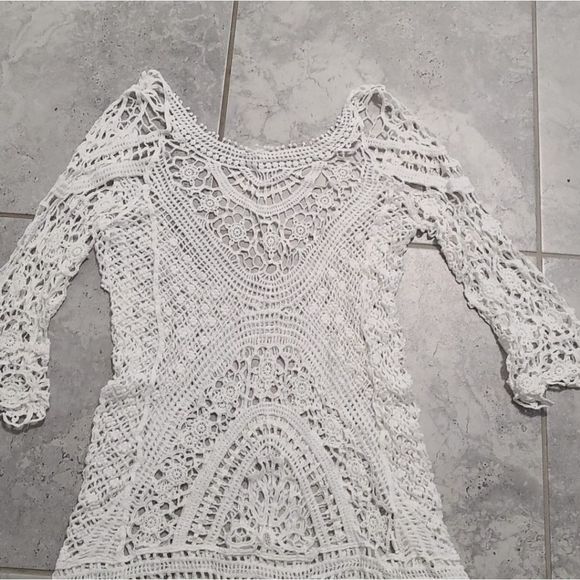 Beach bikinis cover openwork lace Dress Sexy Hollo - Picture 6 of 6